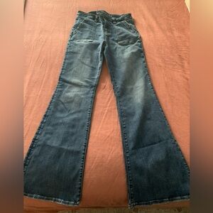 American Eagle Super High Rise Flare 12 Long
